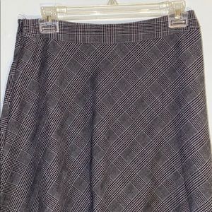 Gray Plaid skirt